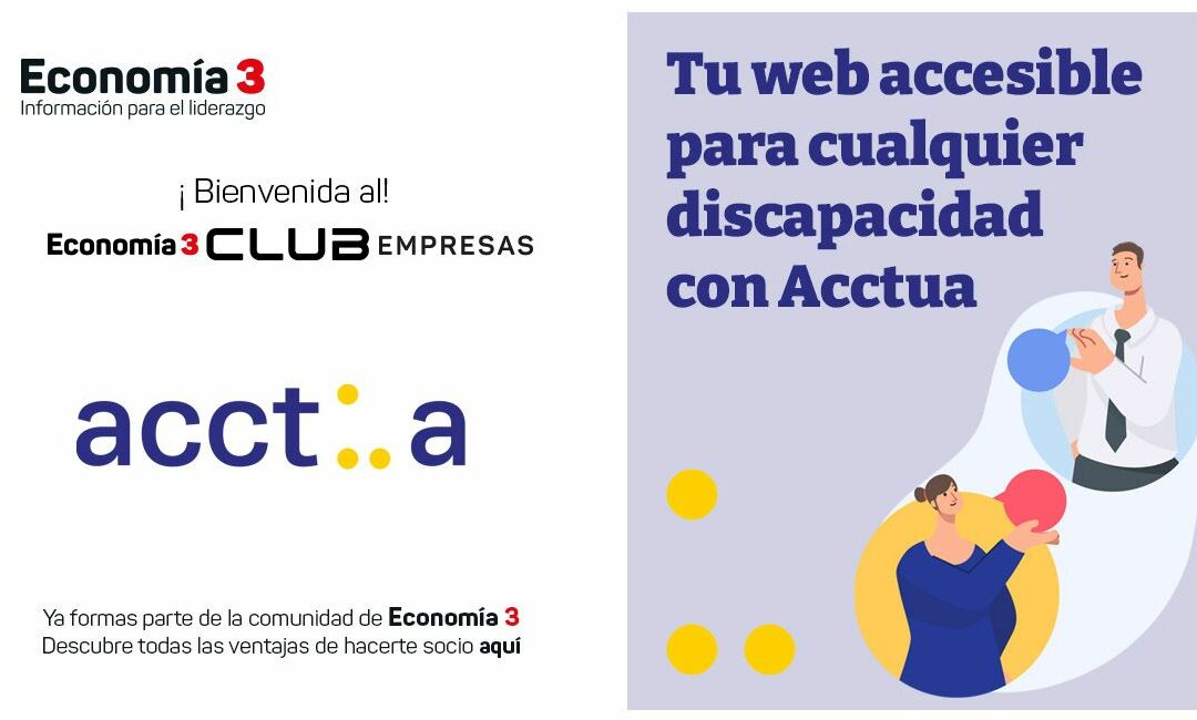 Accesit Inclusivo SL joins the Economy 3 Business Club
